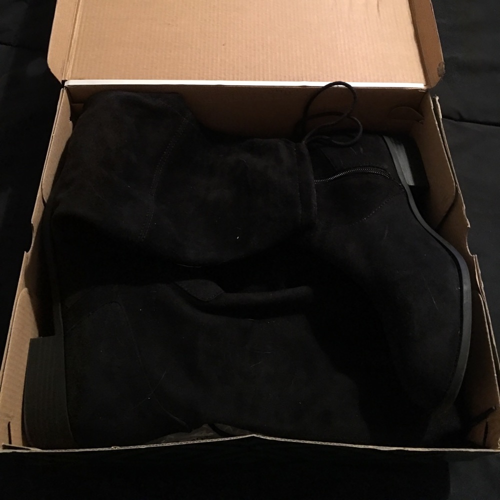 Ana Pixie Suede Knee High Boots